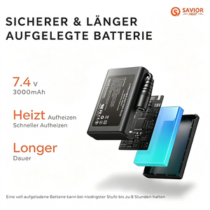 Hochleistungsakku mit 7 Volt und 3000 mAh