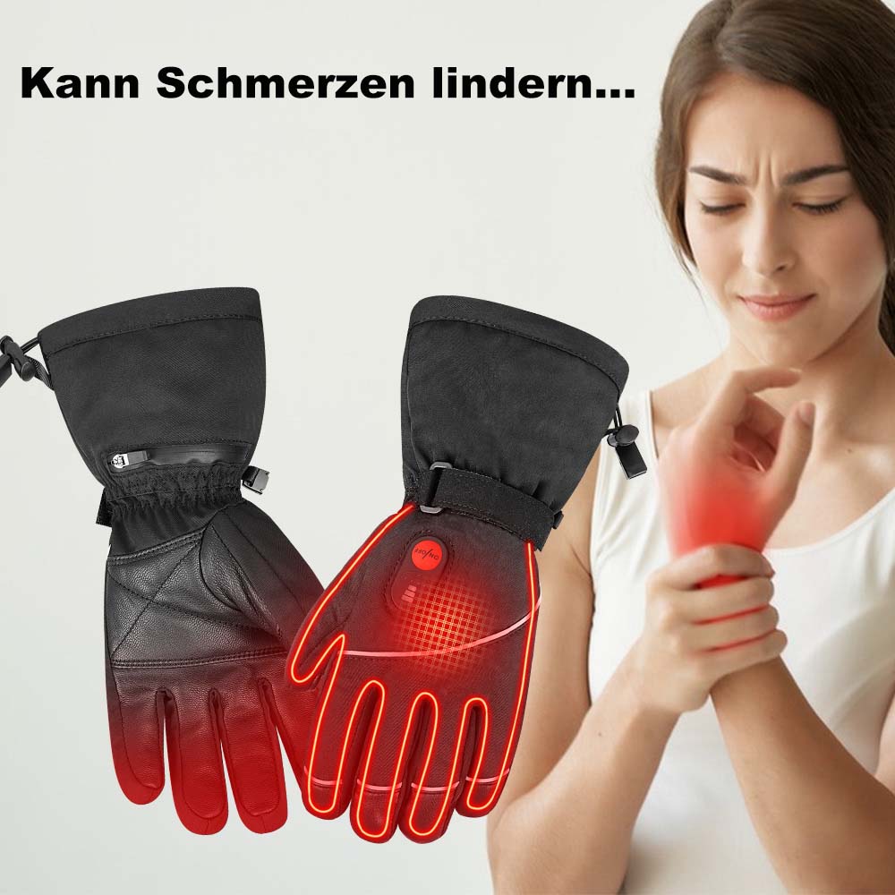 savior beheizbare handschuhe Savior Dicke Beheizte Lederhandschuhe | Leder Hand Warming Handschuhe