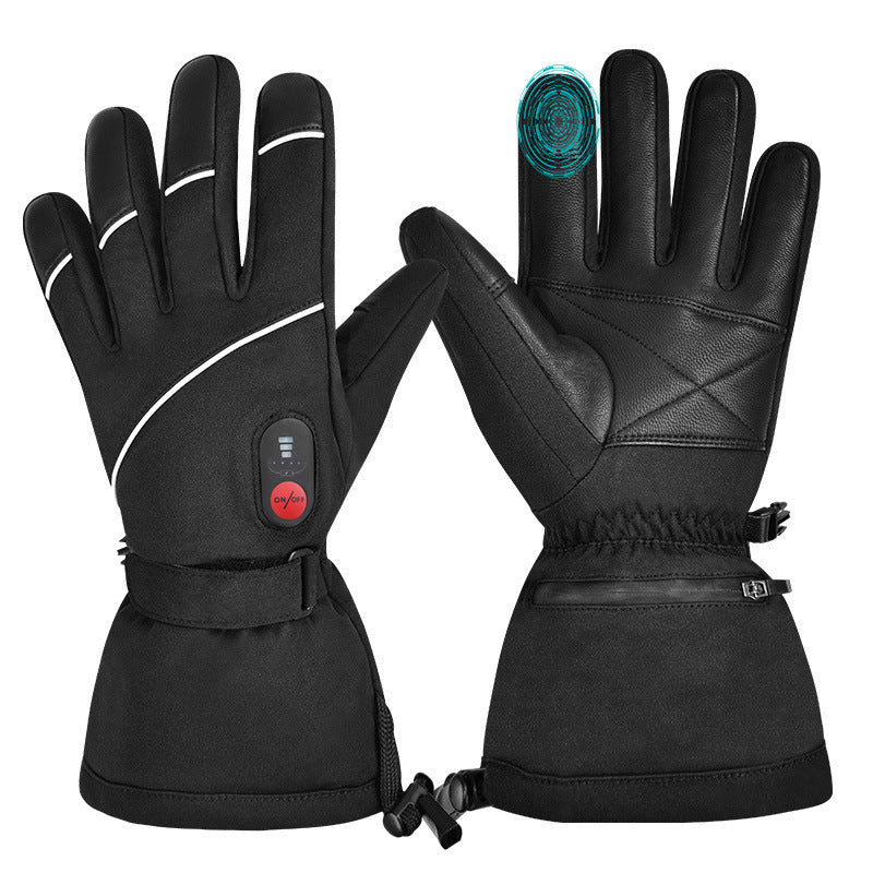 beheizbare handschuhe leder Savior Dicke Beheizte Lederhandschuhe | Leder Hand Warming Handschuhe
