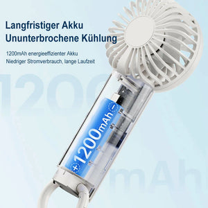 Tragbarer Mini-Lüfter | Schnelles USB-Aufladen | Leichtgewicht