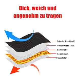 Savior Winter beheizte Arbeitshandschuhe — Kevlar-Griff, stoßfest, touchscreen-tauglich, wasserabweisend