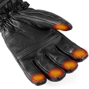 Vollziegenleder Savior Beheizte Handschuhe | Elektrische Motorradhandschuhe aus Leder