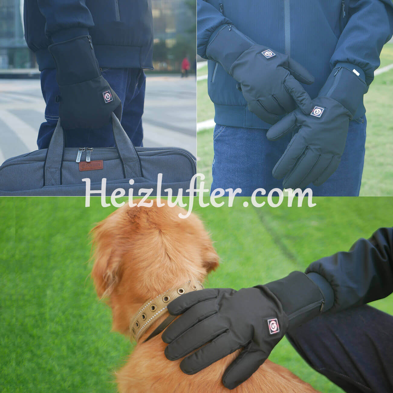 Wiederaufladbare Batterie Beheizte Handschuhe | Unisex Moderate Dicke