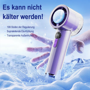 Portabler Transparenter Ventilator - 199 Stufen | Kühlung