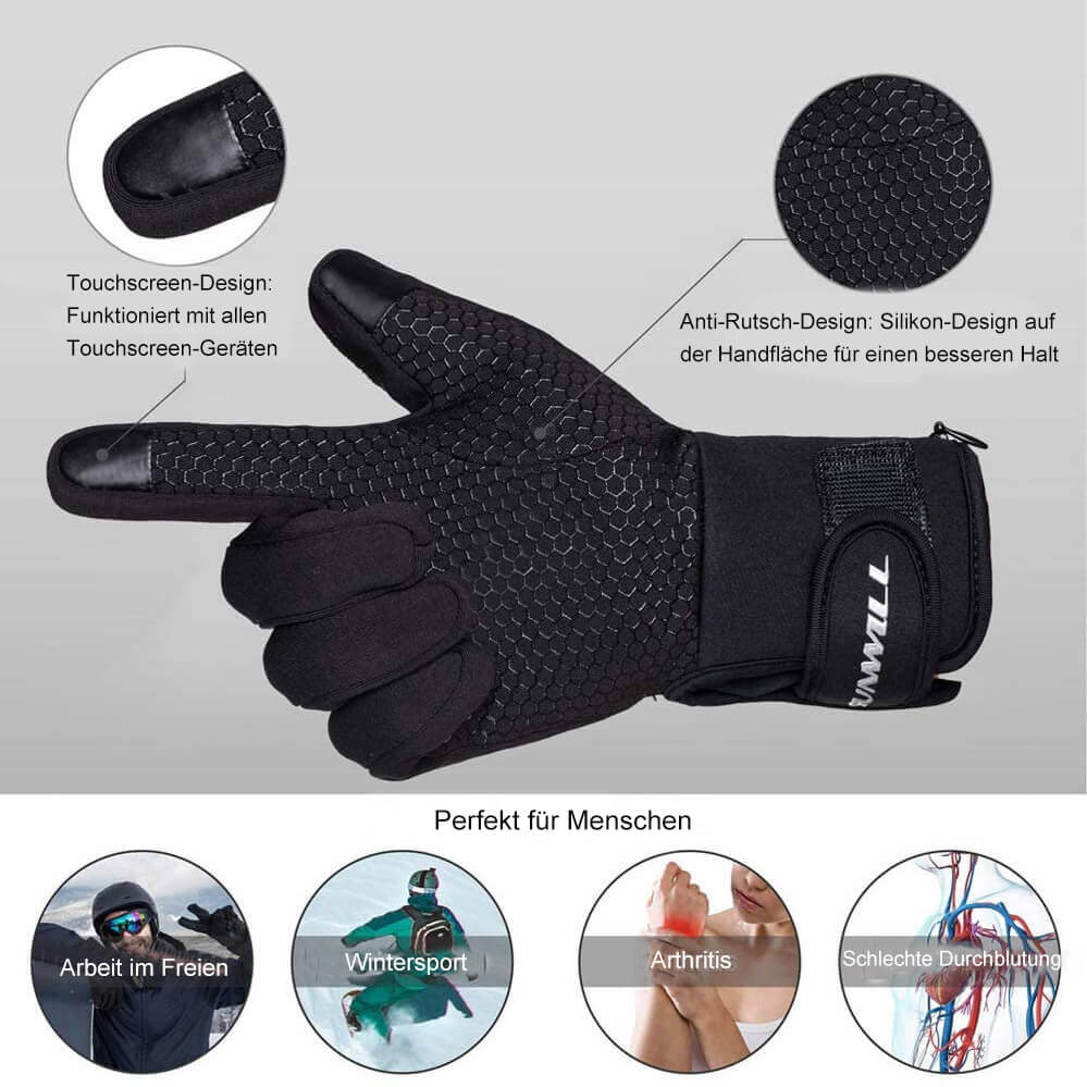 sun will handschuhe Sunwill wiederaufladbare elektrische Heizhandschuhe Innenfutter mit To
