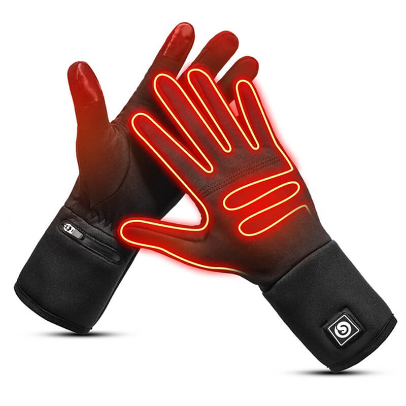 Savior Beheizbare Unterziehhandschuhe – Dünne Heizhandschuhe mit Touch
