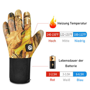 Mitteldick erretter beheizte Handschuhe für die Jagd | elektrische Camo wärmende Handschuhe