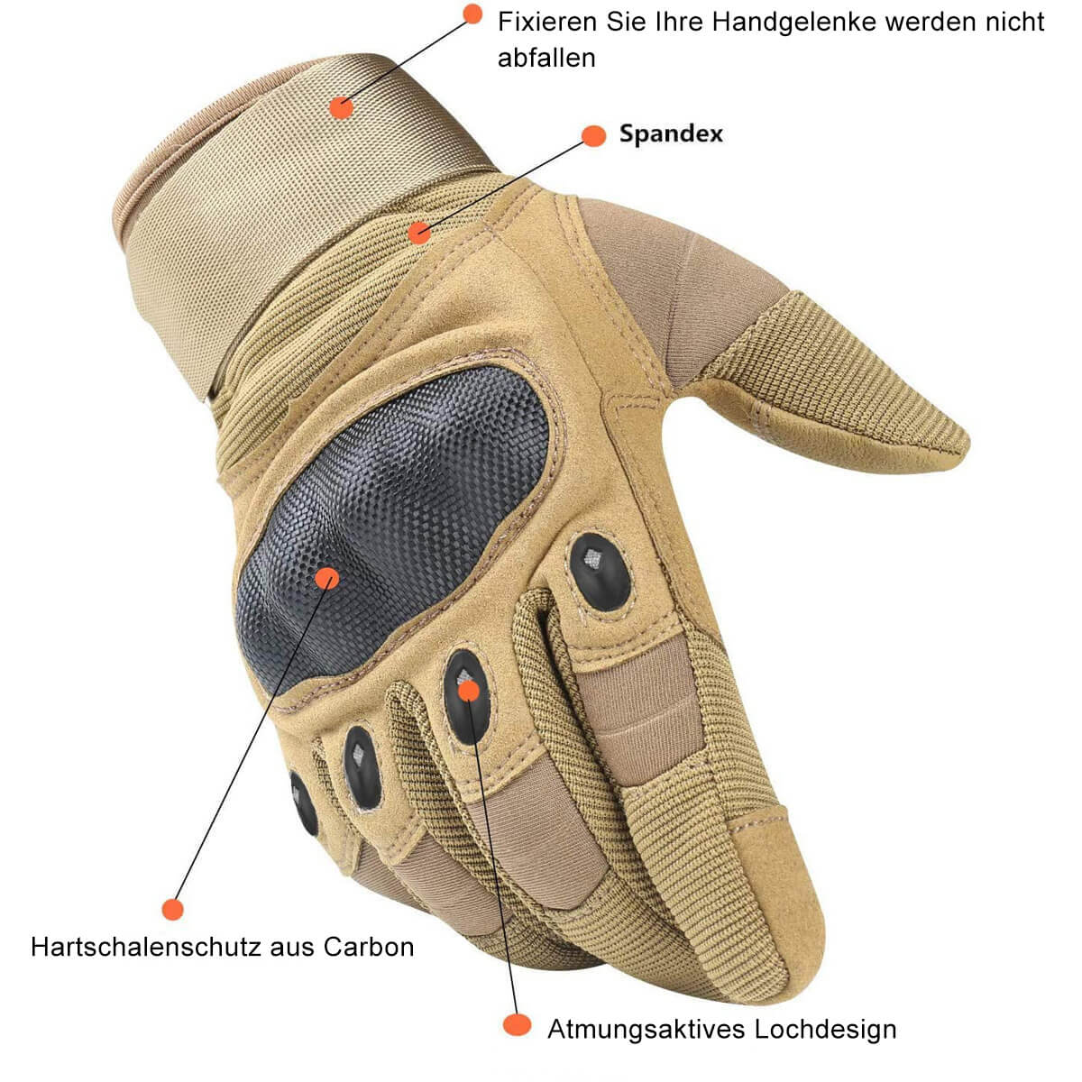 handschuhe zum schießen OZERO Militärische Taktische Handschuhe | Touch Screen Jagd Schießen H