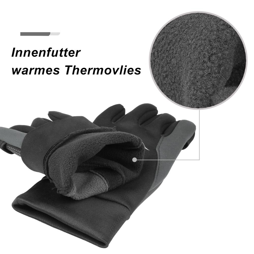 windschutz handschuhe OZERO Winter Angelhandschuhe & Fahrradhandschuhe – Wasserdicht, Winddi